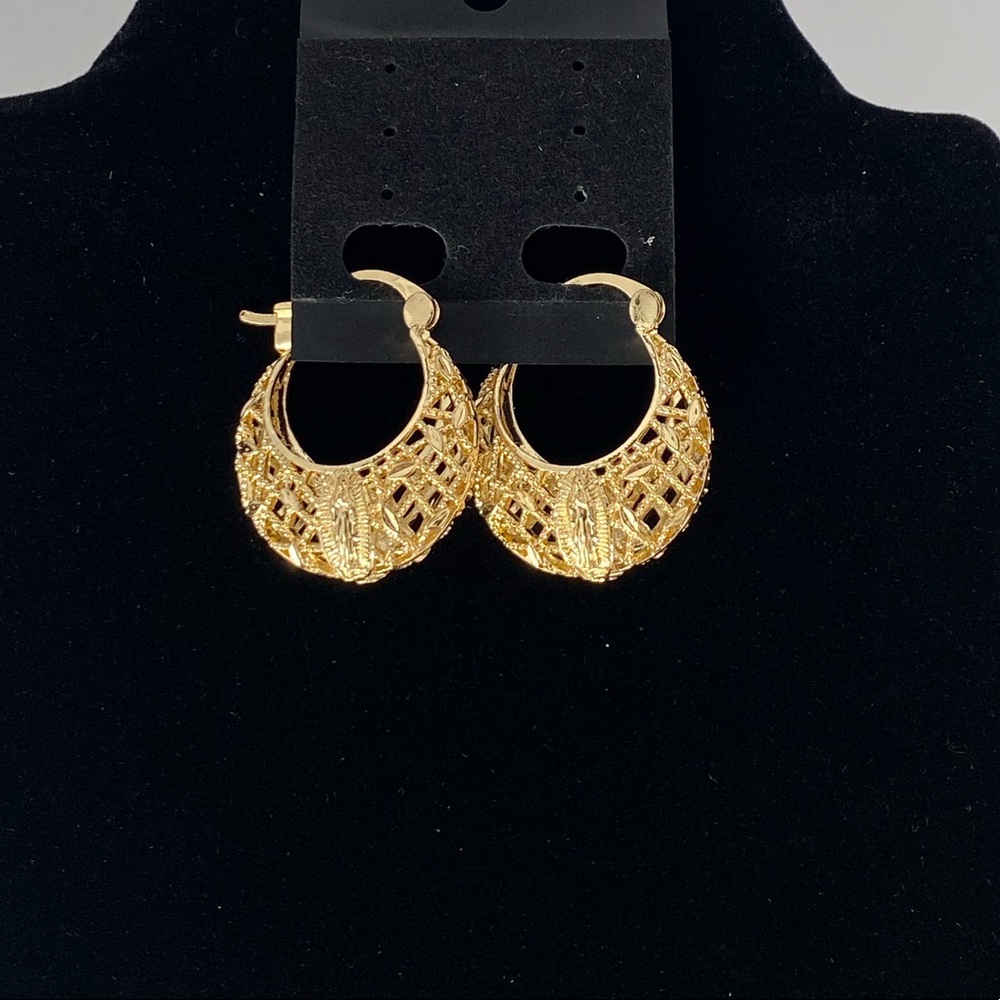 Basket Earrings - Our Lady of Guadalupe